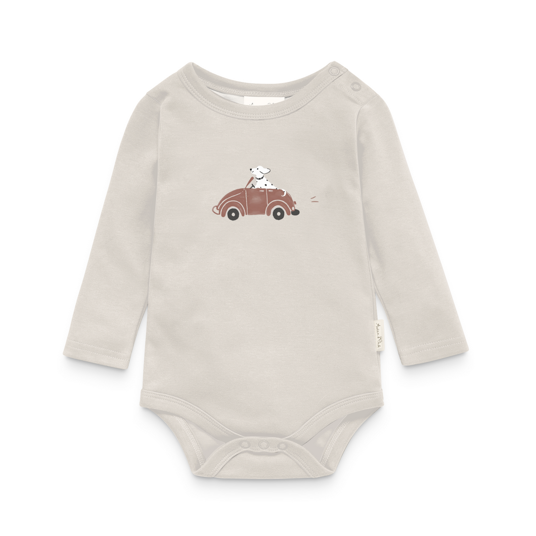 Classic Car Henley Onesie