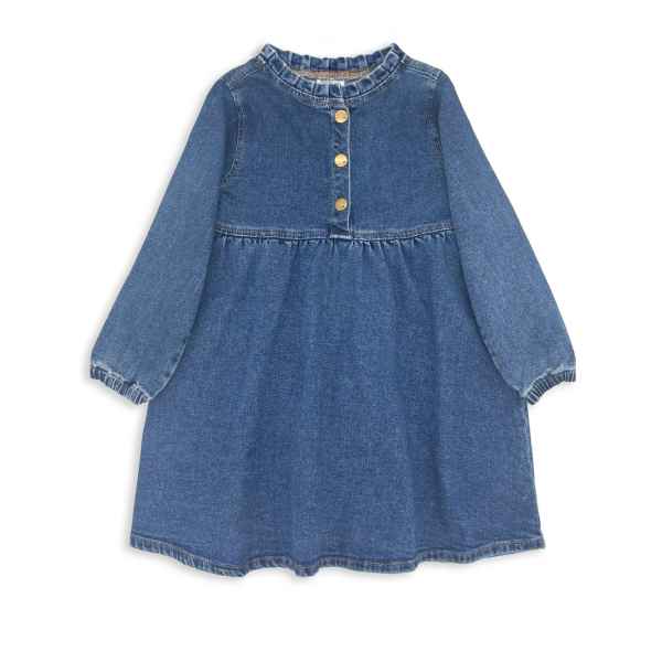 Mid Wash Denim Dress