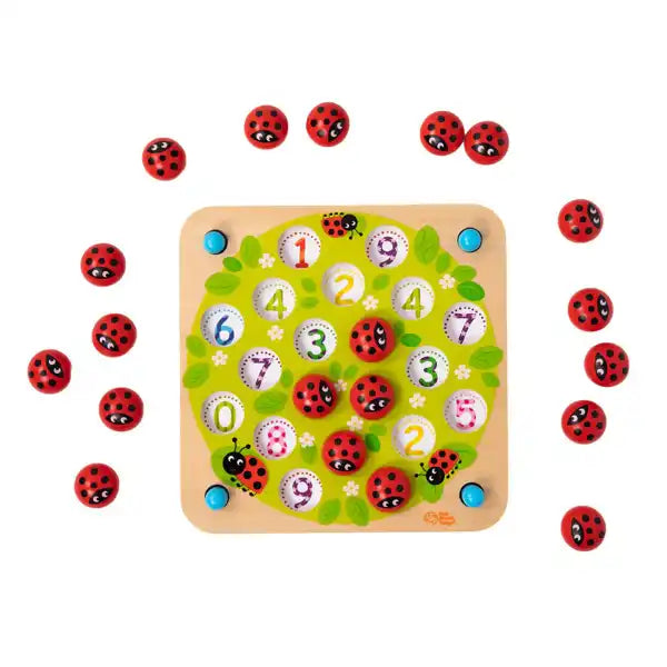 Fat Brain Toys Ladybug's Garden Memory Game