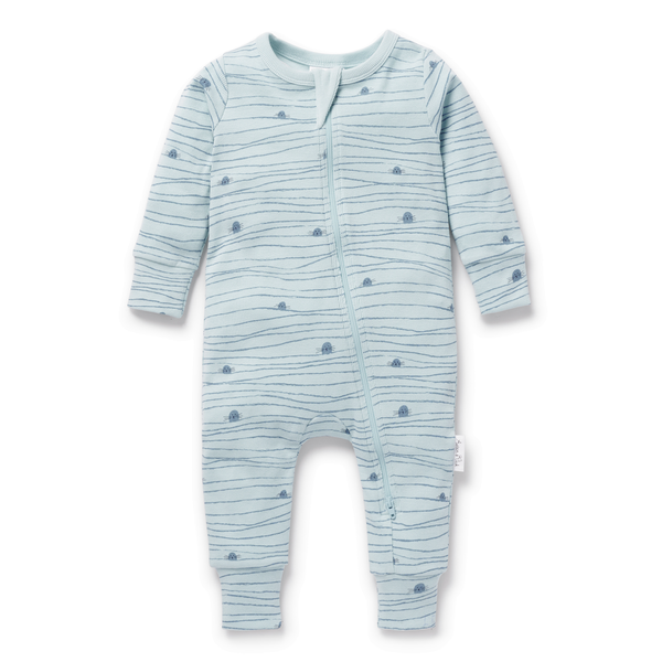 Seal Rib Zip Romper