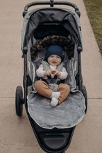 Load image into Gallery viewer, baby luno Nordic Footmuff / Pram Liner - Raindrops
